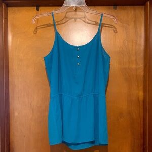 Banana Republic Size M Aqua Peplum Top